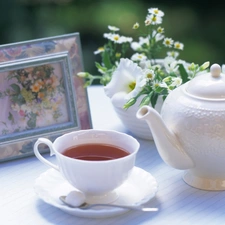 jug, tea, cup