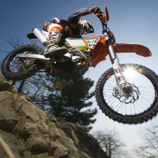 KTM 530 EXC-F, jump