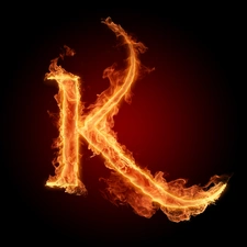 k, Fire, letter