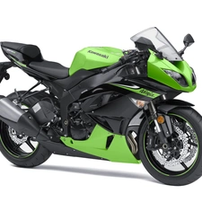 ninja, ZX-6R, Becks - motorbike, Kawasaki, motor-bike