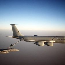 F-18, KC-135 Stratotanker