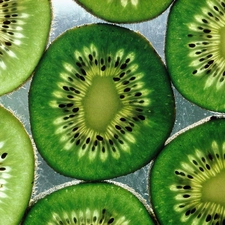 Halves, kiwi