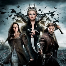 Snow White and the Huntsman, Kristen Stewart, Chris Hemsworth, Charlize Theron
