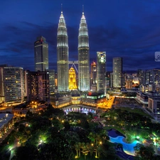 Petronas Towers, Malaysia, Kuala Lumpur