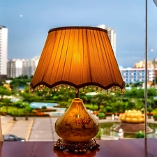 Lamp, View, Window, Glass, house