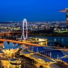 Singapur, Picture of Town, lighting