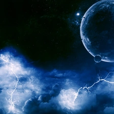 Lightning, Alien, Planet