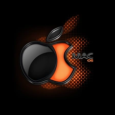 logo, 3D, Apple