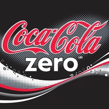 Coca, zero, logo, cola