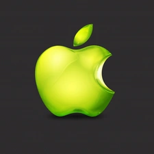 Apple, green ones, logo