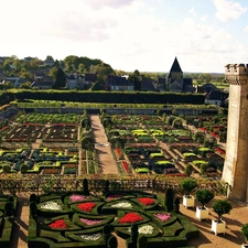 Loire, France, Villandry, Valley, Castle