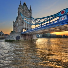 thames, Tower Bridge, London