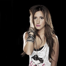 jewellery, Ashley Tisdale, make-up