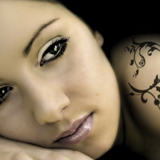 Tattoo, Women, make-up