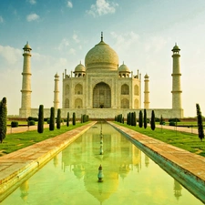 Taj Mahal, india, mausoleum