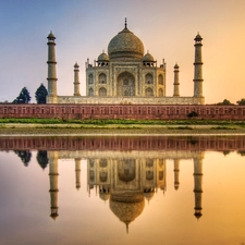 Taj Mahal, Indian, mausoleum