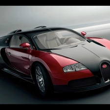 Bugatti Veyron, Red, Metalic