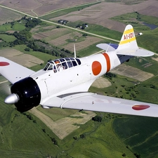 plane, Mitsubishi A6M Zero