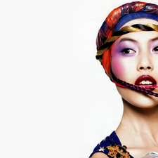 make-up, Liu Wen, model