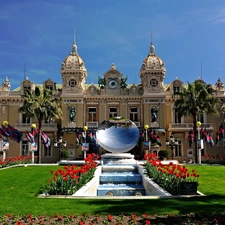 palace, Monte Carlo, Monaco, Garden