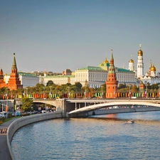 Moscow, panorama, town