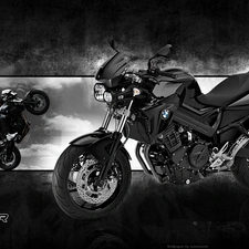 Motorcyclist, BMW F800R, motor-bike