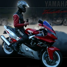 Yamaha, motor-bike, motorcyclist, Thundercat