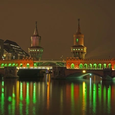 Night, Towers, Berlin