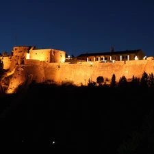 fortress, Coartia, Night, Spanjola