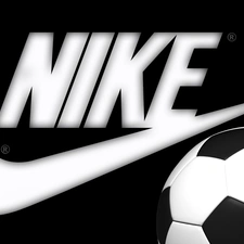 Nike, Ball, background, logo, Black