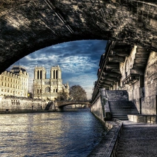 chair, Paris, France, Notre Dame