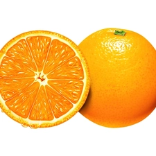 juicy, orange