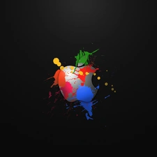 Apple, paint