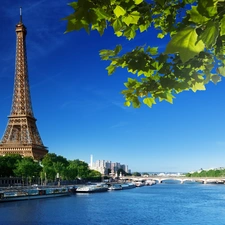 Paris, tower, Eiffel