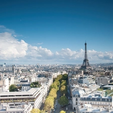 Eiffla Tower, Town, Paris