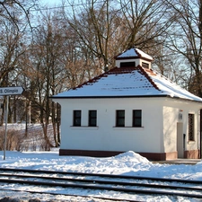 Park, Poznań, White, Home, small