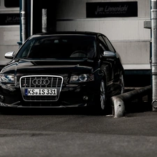 Audi, Black, Parked, S3