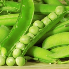 pea, pods, green