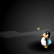 Linux, Windows XP, penguin