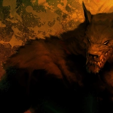 werewolf, rage, picture, beast