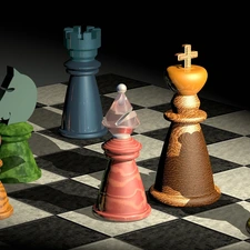 pieces, chess, figure