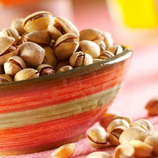 pistachio, bowl, nuts