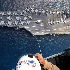 soldier, aircraft carrier, Planes