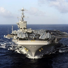 water, aircraft carrier, Planes