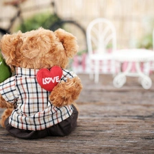 teddy bear, toy, rouge, Heart teddybear, bouquet, Plush