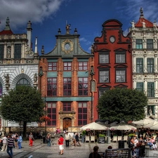 Town, Gdańsk, Poland, apartment house