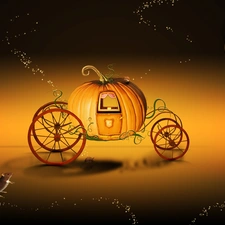 Chariot, pumpkin