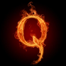 Q, Fire, letter
