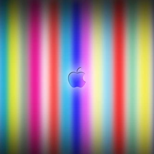 rainbow, Apple, colors