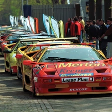 Lamborghini Diablo, race, rally